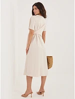 Šaty MI SK A5449.92 svetlo béžové