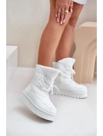 Snežnice na platforme so zipsom Big Star OO274886 White Snežnice na platforme so zipsom Big Star OO274886 White