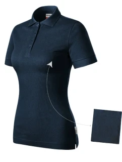 Dámske tričko Resist Heavy Polo Navy Blue 02 (štítok značky)
