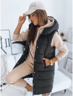 Dámska prešívaná vesta NOELIA čierna FashionStreet TY3134