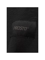Tričko Prosto Jacquard Label KL261MTEE1042, čierne, veľkosť L Tričko Prosto Jacquard Label KL261MTEE1042, čierne, veľkosť L