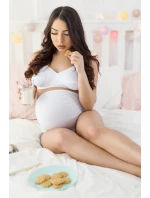 Dámska dojčiaca podprsenka Mama Basic Milky Biela - Mitex Dámska dojčiaca podprsenka Mama Basic Milky Biela - Mitex