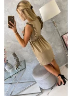 Šaty s volánmi 9082 ťavia - Kesi