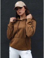 Dámska mikina BASIC hnedá FashionStreet BY1328