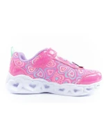 Skechers S Lighs-Heart Topánky pre dievčatá Športové pohodlné LED