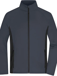 Daiber JN 1860 Pánska strečová fleecová bunda 02.1860 carbon/black