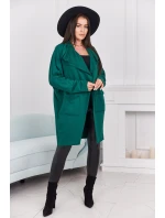 Kapska s vreckami tmavo zelená