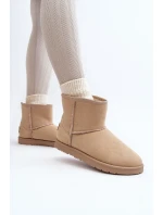 Śniegowce Damskie Cross Jeans MM2R4023C Beżowe