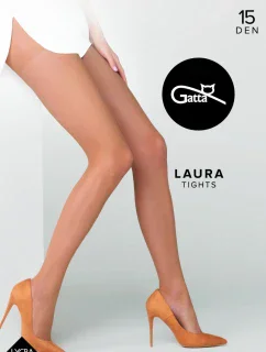 Dámske pančuchové nohavice LAURA 15 - LYCRA roz.5