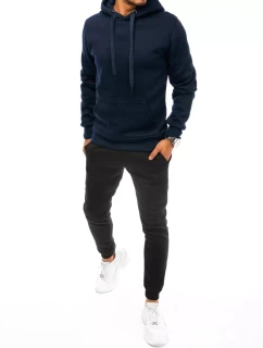 Pánske tmavomodré a čierne tepláky FashionStreet AX0631