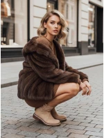 Dámske semišové béžové čižmy FashionStreet ZY1282 Dámske semišové béžové čižmy FashionStreet ZY1282