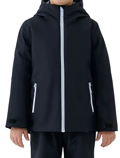 Dievčenská lyžiarska bunda 4F F0817 dark black 4FJWAW25TTJAF0817 20S