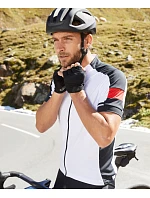 Daiber JN 454 Pánske cyklistické tričko so zipsom 02.0454 biele Daiber JN 454 Pánske cyklistické tričko so zipsom 02.0454 biele