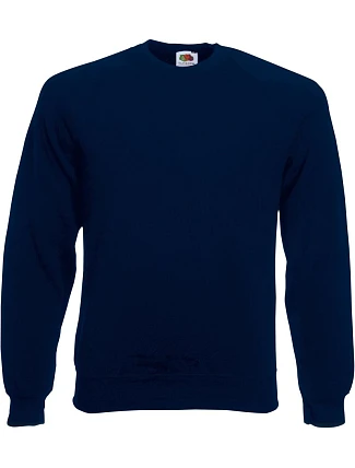 Fruit of the Loom Classic Raglan Sweat – raglánová mikina 16.2216, tmavomodrá Fruit of the Loom Classic Raglan Sweat – raglánová mikina 16.2216, tmavomodrá