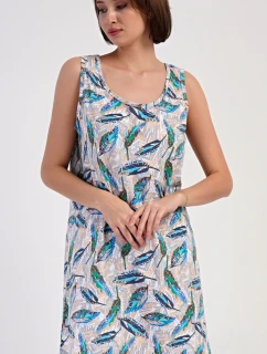 Dámska nočná košeľa bez ramienok Leaves