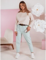 Dámska maslová oversize mikina s NUBISS moka FashionStreet RY2797
