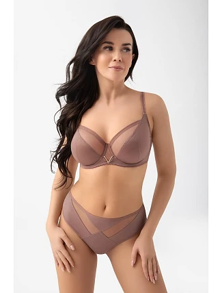 Nohavičky Gorsenia K 567/1 Vicky Mocca, brazílsky strih, veľkosti S–2XL Nohavičky Gorsenia K 567/1 Vicky Mocca, brazílsky strih, veľkosti S–2XL