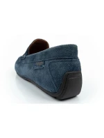 Wrangler Pánske mokasíny Maifield z prírodnej semišovej kože Navy Blue