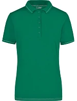 Daiber JN 568 Dámske elastické polo tričko z džerseju 02.0568 írska zeleň/biela Daiber JN 568 Dámske elastické polo tričko z džerseju 02.0568 írska zeleň/biela