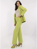 Nohavice DHJ SP 18737.08 limetkovo zelené