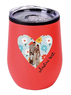 Personalizovaný termohrnček „BOWL“ s výrezom pre fotografiu na pozadí