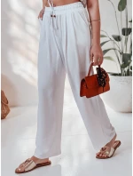 Dámske ležérne široké nohavice LOVETRIP white FashionStreet UY2640