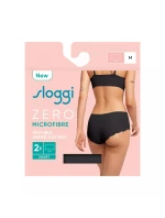 Dámske nohavičky ZERO Microfibre 2.0 Short 2P - BLACK - čierne 0004 - SLOGGI