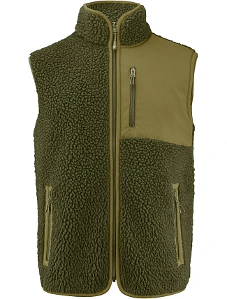 James Harvest Kingsley Fleece Vest Men Pánska fleecová vesta Sherpa „Two-Tone“ 62.1501 machovo zelená James Harvest Kingsley Fleece Vest Men Pánska fleecová vesta Sherpa „Two-Tone“ 62.1501 machovo zelená
