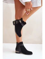 Dámske členkové topánky K-99213 čierne - Step in style Dámske členkové topánky K-99213 čierne - Step in style