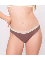 sloggi GO Ribbed R Tai C2P - BROWN - SLOGGI BROWN - SLOGGI