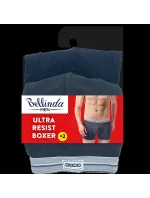 Dvojité balenie bavlnených boxeriek ULTRA RESIST BOXER 2x - BELLINDA - sivá