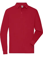 Daiber JN 1842 Pánske pracovné polo s dlhým rukávom z piké 02.1842 červené Daiber JN 1842 Pánske pracovné polo s dlhým rukávom z piké 02.1842 červené
