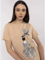 Blúzka CLM BZ 1702.89 camel