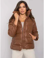 Dámska prešívaná zimná bunda z eko-kože D-3230 - FPrice Dámska prešívaná zimná bunda z eko-kože D-3230 - FPrice