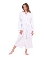 Unisex saunový župan s kapucňou 3150 biely - Vestis Unisex saunový župan s kapucňou 3150 biely - Vestis