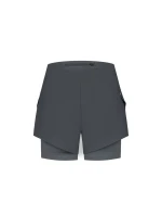 Rogelli dámske šortky 2v1 ESSENTIAL šedá XL