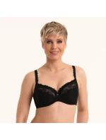 Podprsenka s kosticami Eloise . 5294 black - RosaFaia