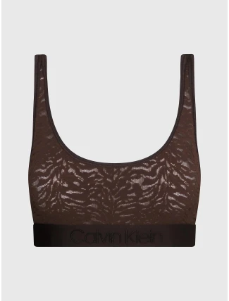 Dámska podprsenka 000QF7340E BKC tm. hnedá - Calvin Klein Dámska podprsenka 000QF7340E BKC tm. hnedá - Calvin Klein