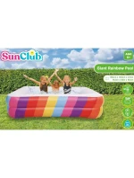 2-rodinná zaoblená 2-krúžková zaoblená umývadlová misa Rainbow 195x140x47 cm 51470