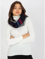 Tunelový šál AT KM 1402.20 tmavo modrá červená