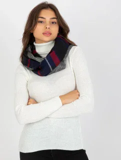 Tunelový šál AT KM 1402.20 tmavo modrá červená