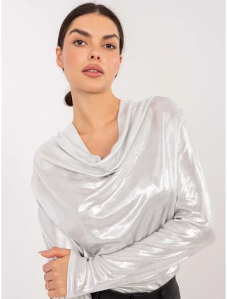 Blúzka DHJ BZ 15268.30 strieborná