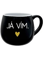 VIEM - čierny keramický hrnček 300 ml