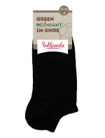 Krátke ponožky z bio bavlny GREEN EcoSMART IN-SHOE SOCKS - Bellinda - čierna