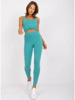 Legíny AP LG A 002 tyrkysová