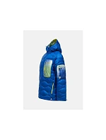 Pánska péřová bunda PEAK PERFORMANCE M Helium Aop Utility Down Hood, modrá farba Pánska péřová bunda PEAK PERFORMANCE M Helium Aop Utility Down Hood, modrá farba