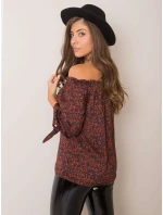 Blúzka D52211W10987A hnedá Blúzka D52211W10987A hnedá