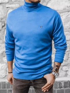 Pánsky modrý sveter FashionStreet WX2017