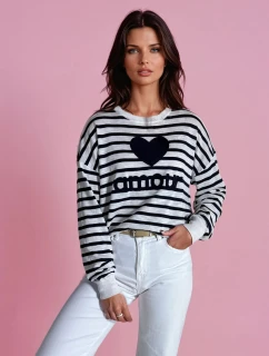 Dámsky sveter NOVES navy blue FashionStreet MY2320