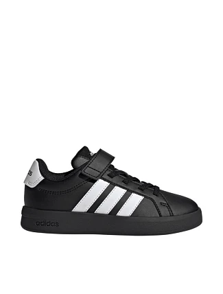 Detská obuv adidas Grand Court 3.0 black and white KJ4369